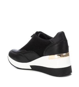 Xti Trainers 142648 black -Height wedge 7cm