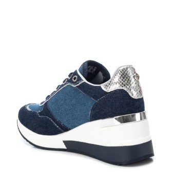 Xti Trainers 142651 blue -Height wedge 6cm