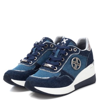 Xti Sneakers 142651 blu -Altezza zeppa 6cm-