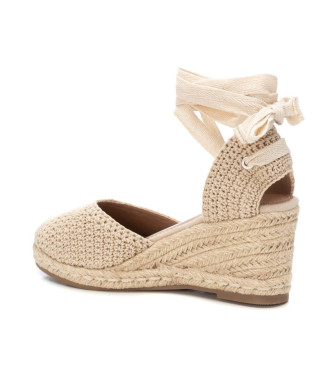 Xti Espadryle 142902 beżowe