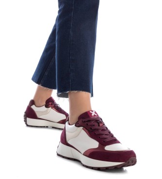 Xti Trainers 142970 white, maroon