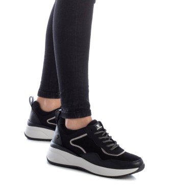 Xti Sneakers in pelle 143195 nere