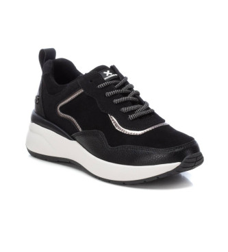 Xti Baskets en cuir 143195 noir