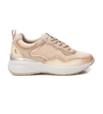 Xti Baskets en cuir 143195 beige