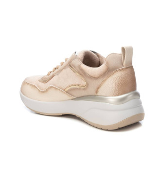 Xti Baskets en cuir 143195 beige