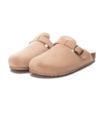 Xti Lederclogs 143240 beige