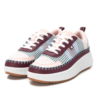 Xti Trainers 143257 burgundy