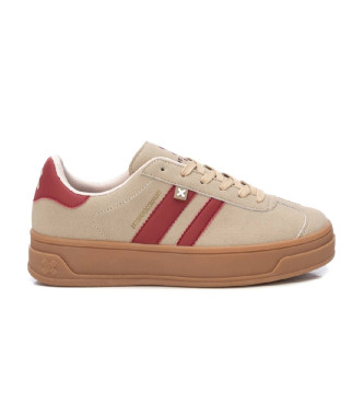 Xti Leren sneakers 143483 beige