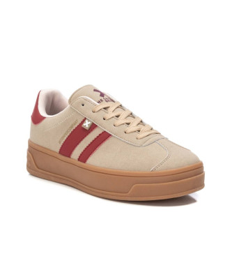 Xti Sneakers in pelle 143483 beige