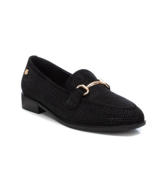 Xti Leather loafers 143523 black