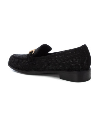 Xti Mocasines de piel 143523 negro