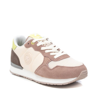 Xti Leder Turnschuhe 143608 beige