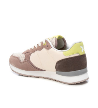 Xti Leder Turnschuhe 143608 beige