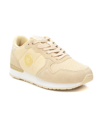 Xti Leather trainers 143608 yellow