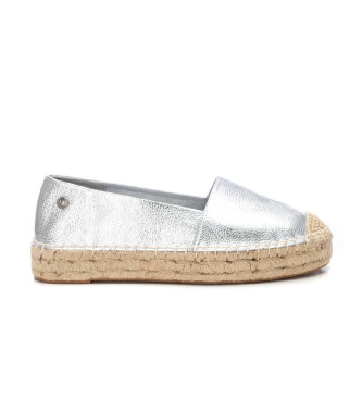 Xti Espadriller i silverlder 143637