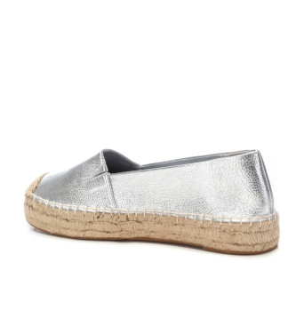 Xti Espadriller i silverlder 143637