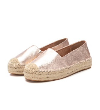 Xti Espadrillas in pelle 143637 nude