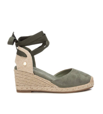 Xti Leather sandals 143841 green