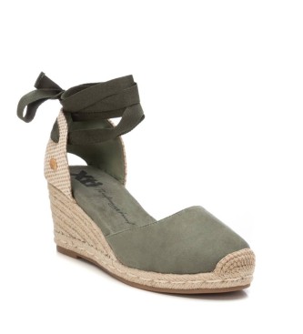 Xti Sandales en cuir 143841 vert