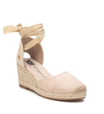 Xti Sandalias de piel 143841 beige