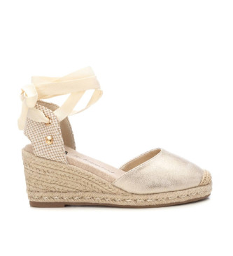 Xti Sandalias de piel 143841 dorado