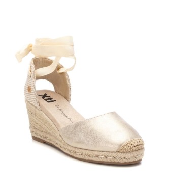 Xti Sandalias de piel 143841 dorado