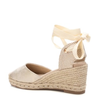 Xti Sandalias de piel 143841 dorado