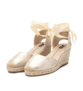 Xti Sandalias de piel 143841 dorado