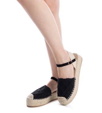 Xti Espadryle 144022 czarny