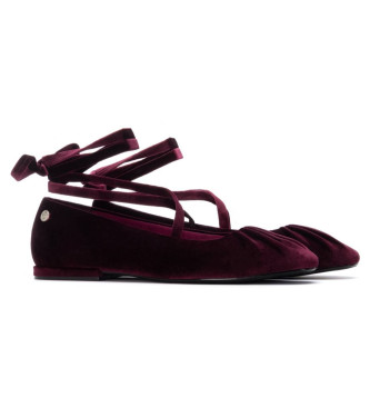 Xti Ballerinas 144699 burgunderrot