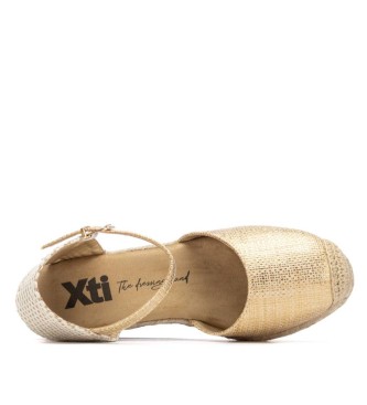 Xti Espadryle 145337 złote