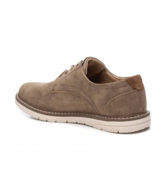 Xti Brown moccasin style shoes