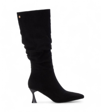 Xti Botas de piel 143518 negro