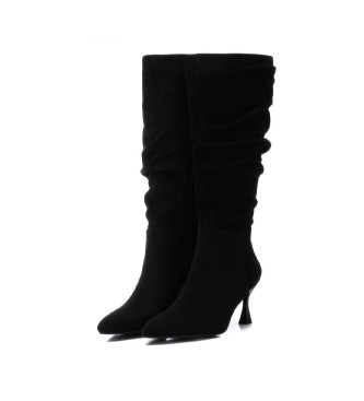 Xti Botas de piel 143518 negro