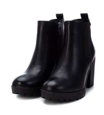 Xti Ankle boots 034352 black -heel height: 8 cm