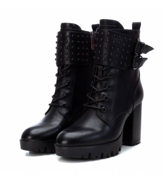 Xti Ankle boots 036662 black-Heel height 9 cm