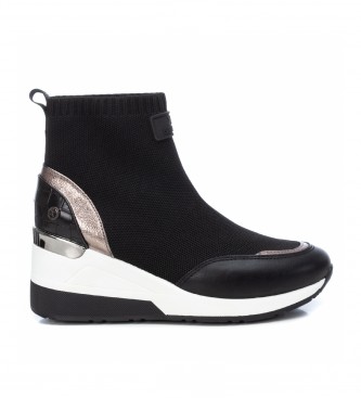 Xti Ankle boots 130050 black -Height wedge: 7cm