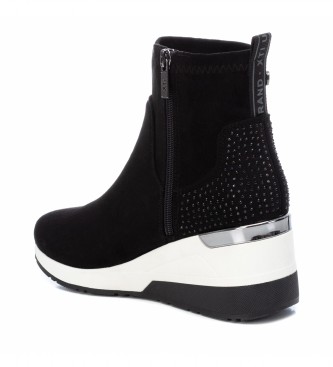 Xti Ankle boots 130052 black -Height wedge: 7cm