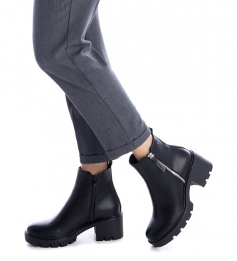 Xti Ankle boots 130102 black -Heel height: 6cm