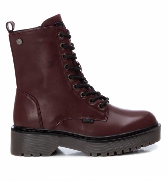 Xti Ankle boots 130105 maroon -Heel height: 5cm