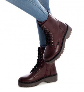 Xti Ankle boots 130105 maroon -Heel height: 5cm