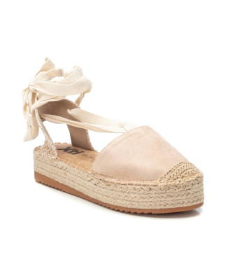 Xti Espadryle 130273 beżowy