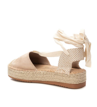 Xti Espadryle 130273 beżowy