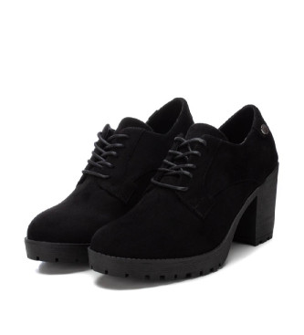 Xti Chaussures en cuir 143514 Noir