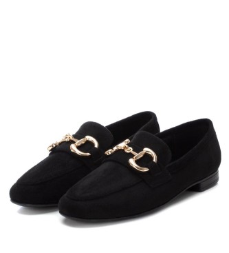 Xti Chaussures en cuir 143517 noir