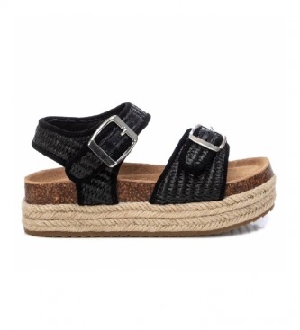 Xti Kids Black platform sandals