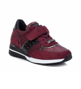 Xti Kids Leather sneakers 150184 burgundy