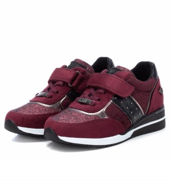 Xti Kids Leather sneakers 150184 burgundy
