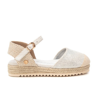 Xti Kids Espadryle 151192 srebrne