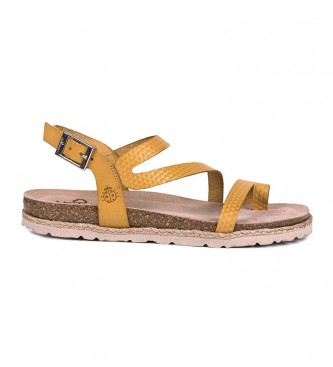 Yokono Sandalias de piel Chipre 115 mostaza - Tienda Esdemarca moda,  calzado y complementos - zapatos de marca y zapatillas de marca